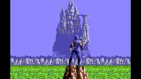 Ninja Gaiden Trilogy (SNES / Super Nintendo) Castle 1 cut scene  - Vizzed.com GamePlay