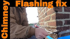 Chimney Flashing leak repair - easy step by step with Turbo Poly Seal