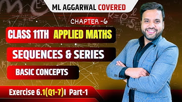 Sequences Concepts | Sequences & Series Applied Maths Class 11 | Ex 6.1 (Q1-Q7) | Sri Kautilya