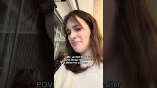 Celebrity Waiter brings over mayo even though you are allergic Profile