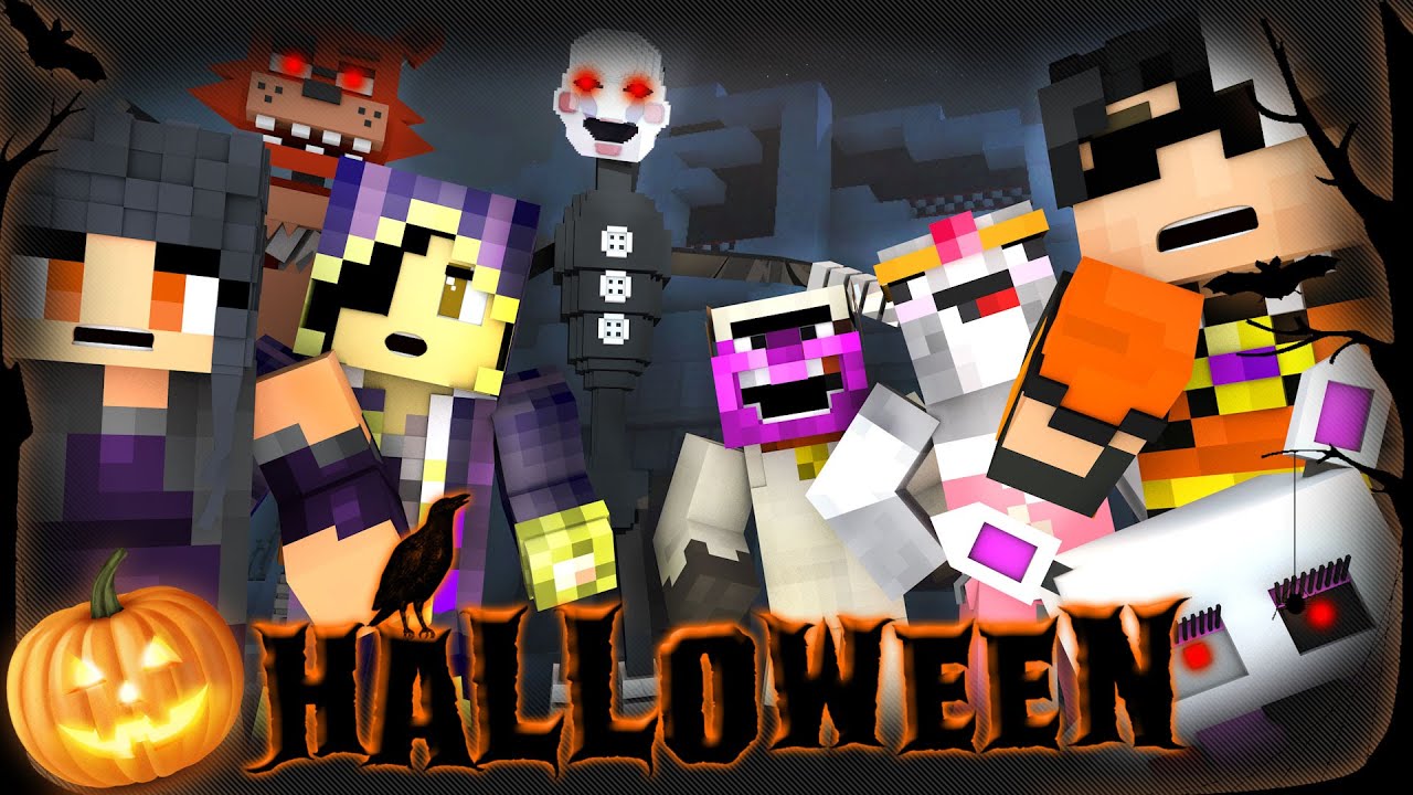 Minecraft FNAF HALLOWEEN HIDE N SEEK!