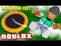 JUMPING 1,000,000 FEET in Roblox!