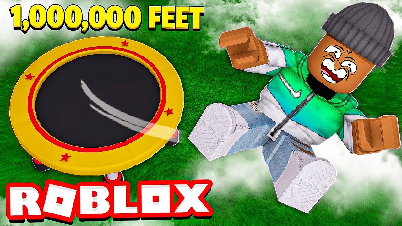 Jumping 1 000 000 Feet In Roblox Youtube - jumping 999999999 feet in roblox