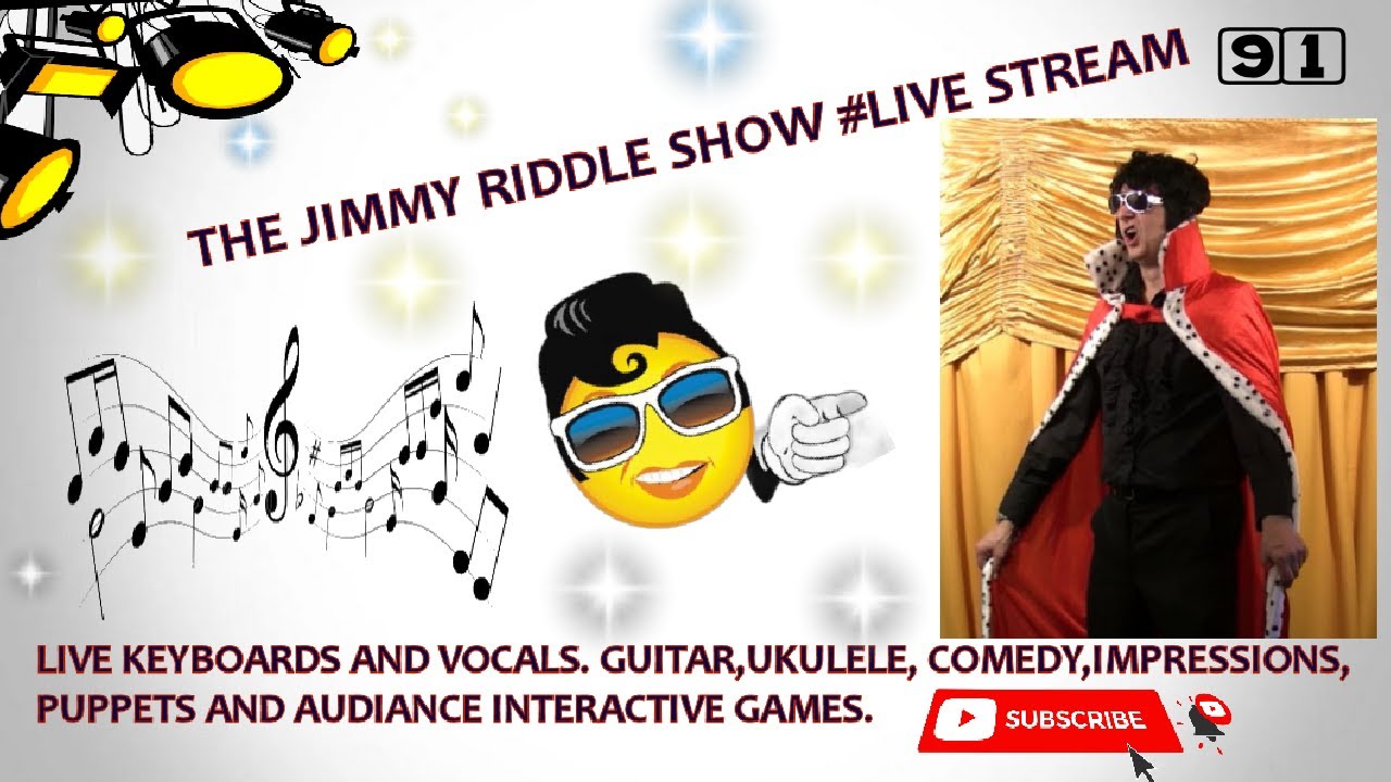 The Jimmy Riddle show Live Stream. show 91 livestream YouTube
