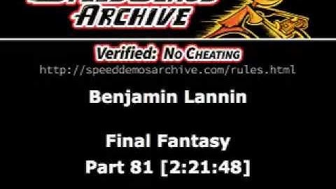 Final Fantasy 1 Speedrun (Segmented) 2:21:48 Part 81