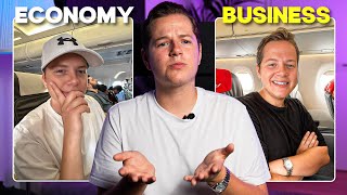 Is business class worth it within Europe 🤔🛫 #Tripcheck 001