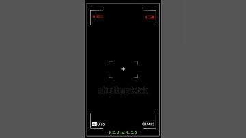 Camera Recording Screen Overlay Surveillance CCTV monitoring screen Alpha Channel. Rec Camera Vi