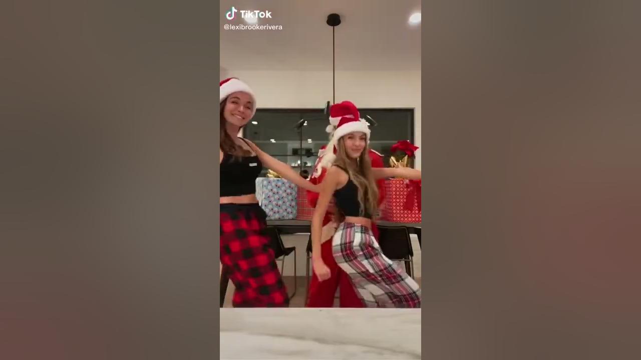 Lexi Rivera Walking in a winter wonder land TikTok with Pierson