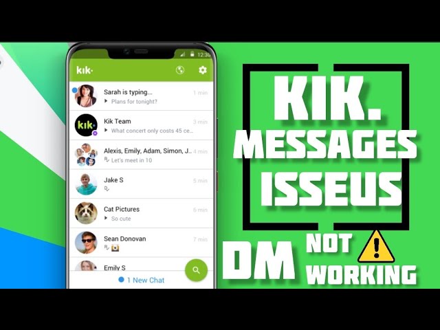 Seaside meget fint plads How To Fix Kik App New Chats Not Showing on Android - YouTube