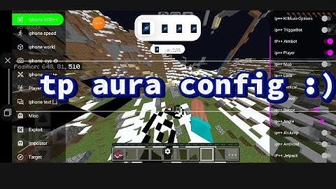 Tp aura !! config for all toolbox #toolbox #minecraft
