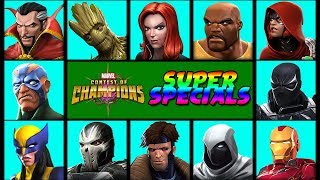 Marvel Contest of Champions: All Character Specials Pt.2