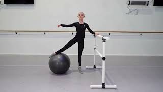 New Junior exercises like this Developpé Devant are available now on our PBT website!