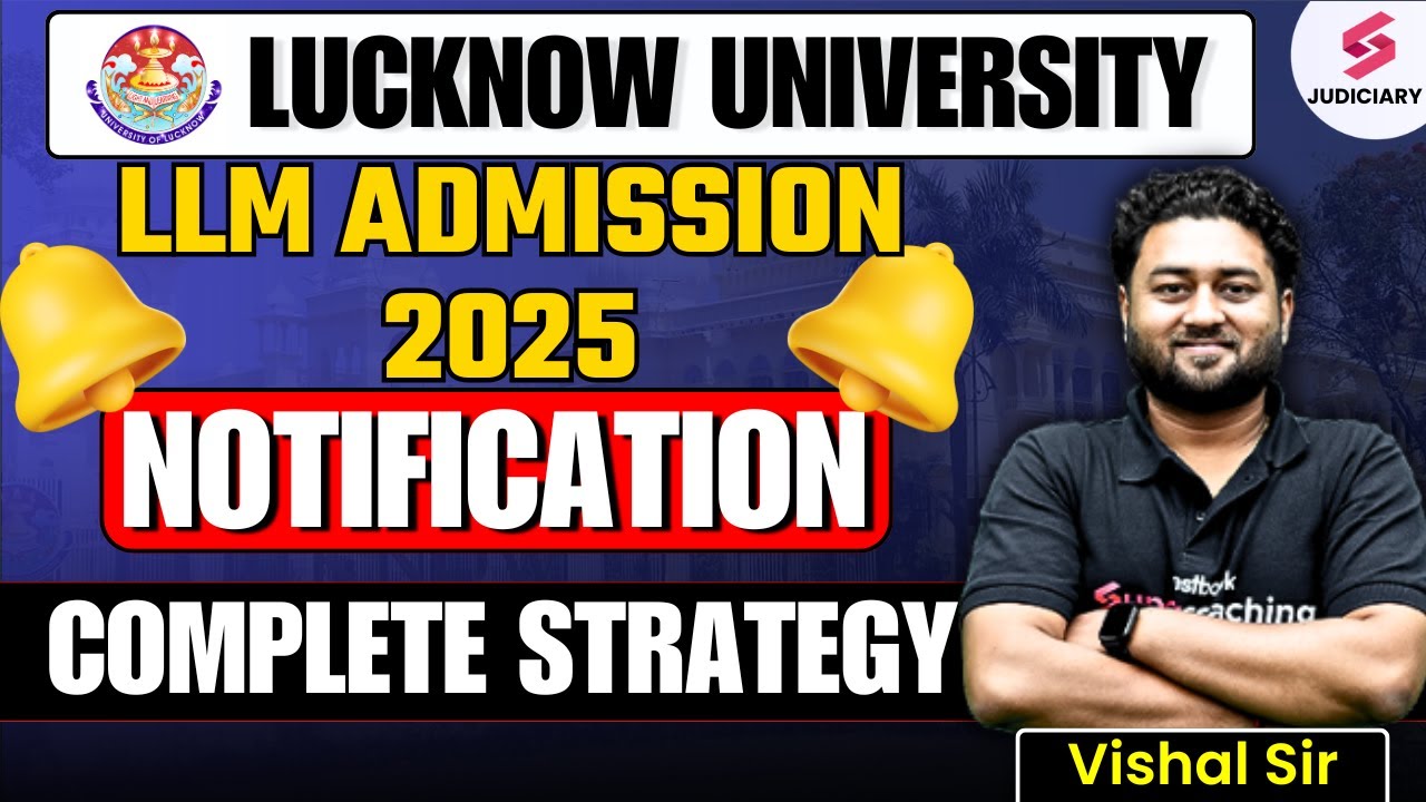 Lucknow University Admission 2025 | Lucknow University LLM Entrance ...