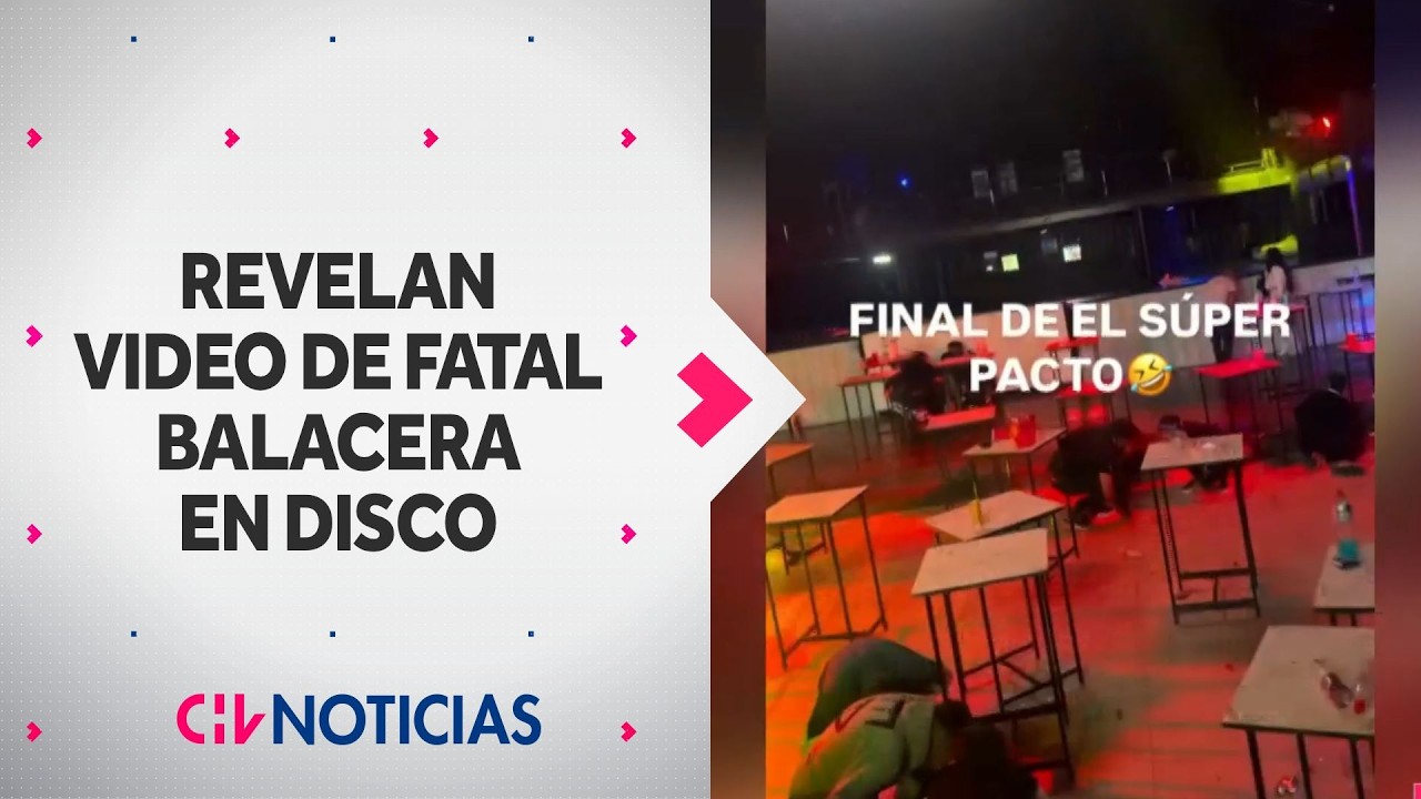 Revelan video de la balacera en ex Espacio Broadway que dejó 3 fallecidos - CHV Noticias