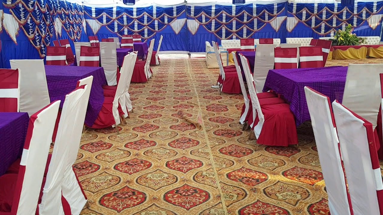 Most Beautiful Wedding Tent Decorating In Pakistani Villages Visitor