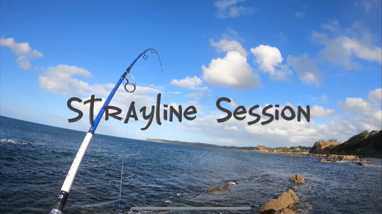 Straylining off the Rocks - Winter Fishing - YouTube