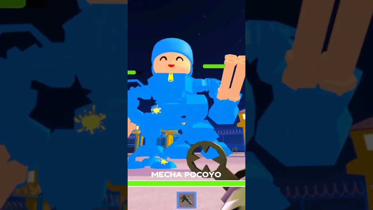 TAKE PLANK And ATTACK MECHA! POCOYO PRISON RUN! OBBY GAMEPLAY 