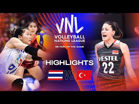 🇹🇭 THA vs. 🇹🇷 TUR - Highlights Week 3 | Women&#39;s VNL 2023