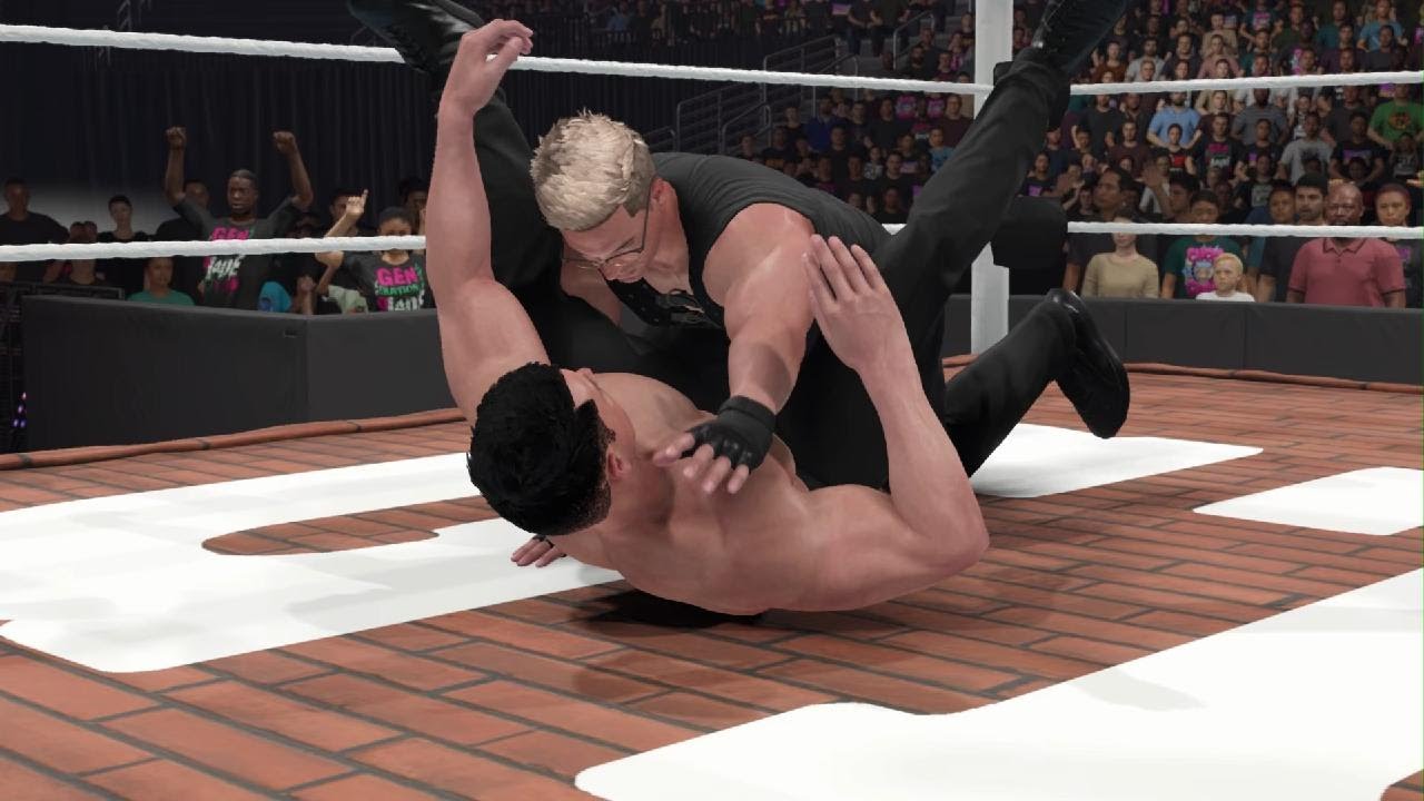 WWE 2K25 Big Dipper And Joshua Sayers Brawl - YouTube