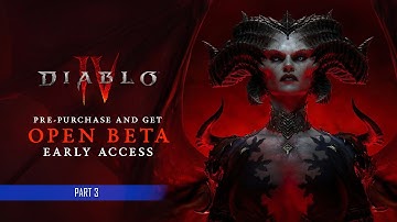 Diablo IV Beta- Part 3 Walkthrough (Rogue Class)-Story mode-Dungeons- No commentary