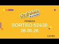 QUINIELA PRIMERA - Sorteo N°52438 ✨- Resultados 26/05/2026