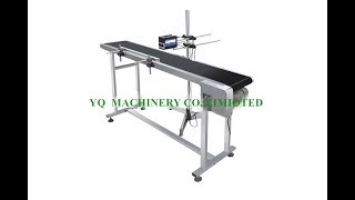 Automatic small online printer with conveyor date code printer batch number printing machine