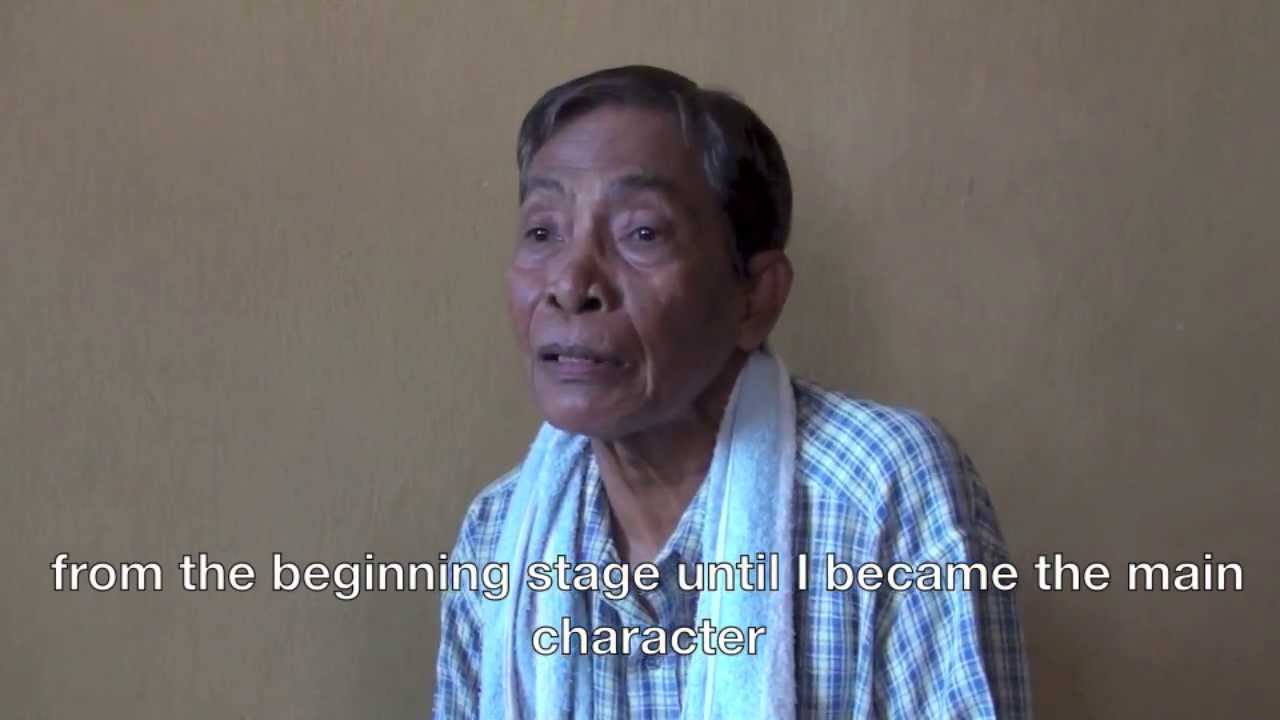 Living Human Treasure Master of Cambodia traditional Lakhon Bassac, Om