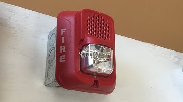 Fire Alarm System Test 58 | L-Series Low Frequency Sounder