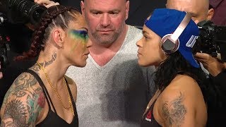 Cris Cyborg Vs. Amanda Nunes - Weigh-In Face-Off - Ufc 232 Jones Vs. Gustafsson 2 - Rwmma
