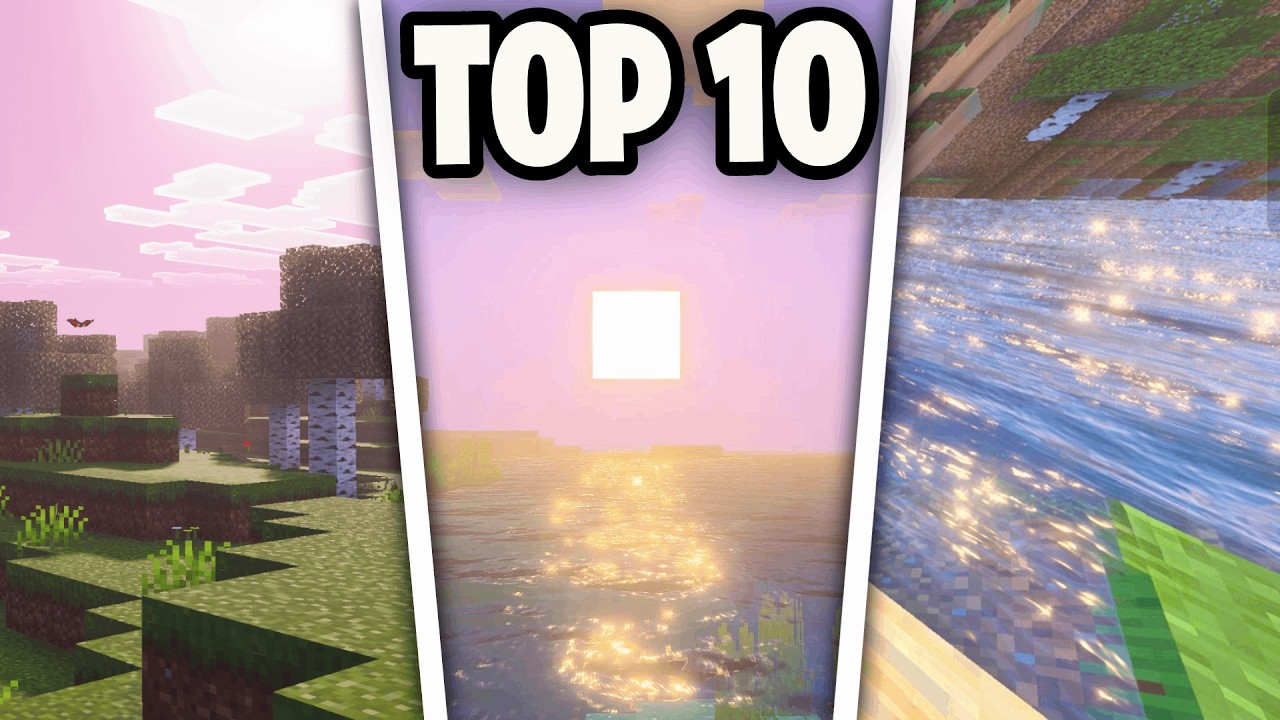 Top 10 Shaders For Minecraft Bedrock 26.13+ (Vibrant Visuals) - YouTube