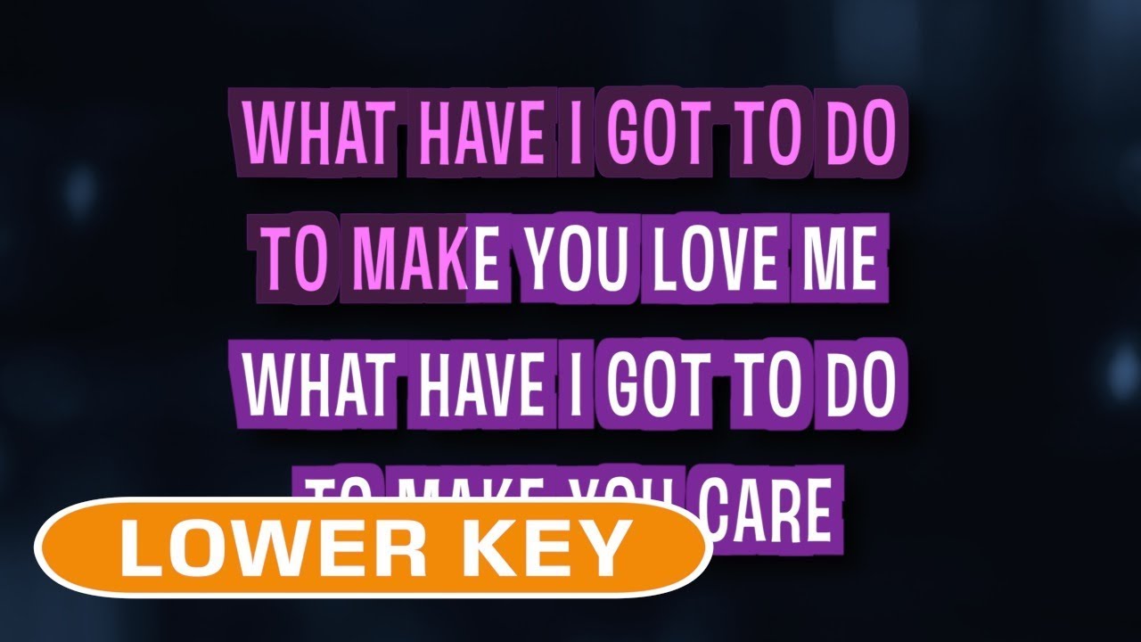 Blue Sorry Seems To Be The Hardest Word Karaoke