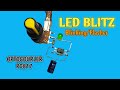 Cara membuat led berkedip dengan memakai optocoupler pc817 | bisa diatur kedipannya