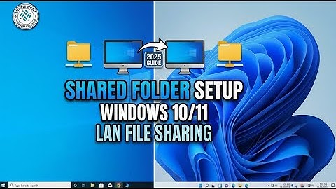 How to Setup Shared Folder in Windows 10/11 | Share Files Between PC | File Sharing Over LAN