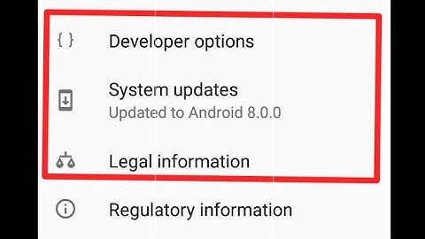 How to on developer option in moto E5 Plus
