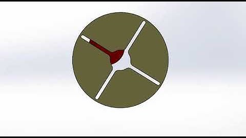 Internal Geneva Mechanism in Solidworks