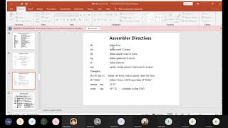 ASSEMBLER DIRECTIVES OF 8086 MICROPROCESSOR