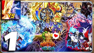 Monsters & Puzzles: Battle of God, New Match 3 RPG - Gameplay Part 1 Toturial (Android, iOS) screenshot 5