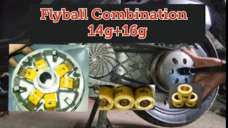 14g/16g Fly ball Combination | JVT Roller |#hondaclick125i