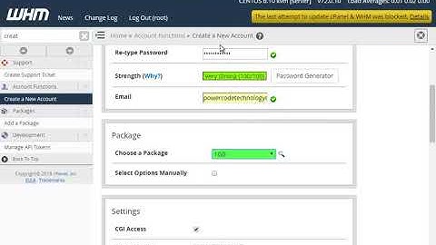 how to creat Cpanel from WHM & How to Connect Domain To Hosting Cpanel