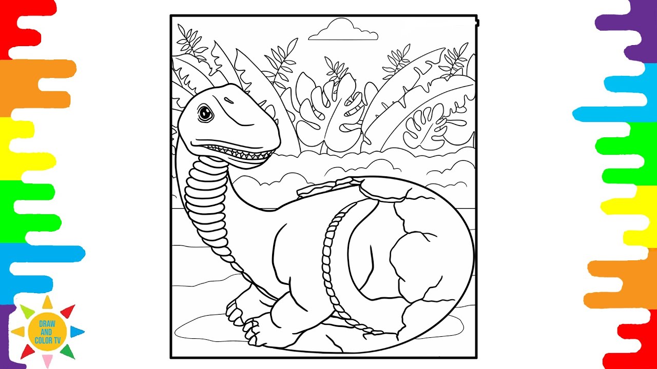 Dinosaurs Coloring Pages Brachiosaurus Coloring Baby Dinosaur