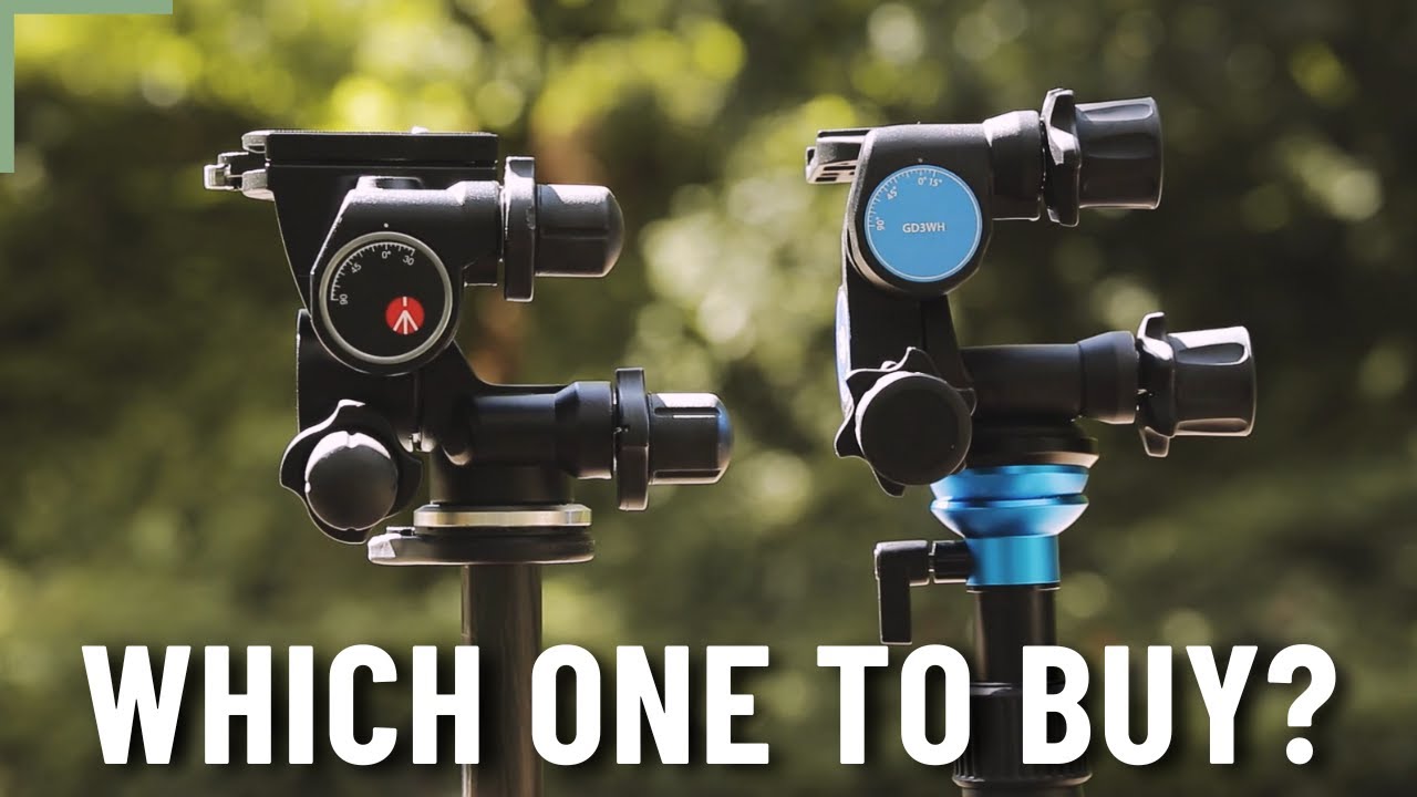 Manfrotto 410 vs Benro GD3WH. Geared tripod head comparison! YouTube