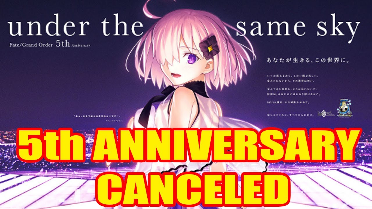 Fgo 5th Anniversary Tokyo Dome Canceled Fate Grand Order Youtube