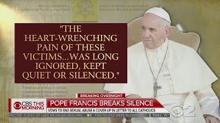 Pope Francis On Sex Abuse: 'We Showed No Care For The Little Ones'
