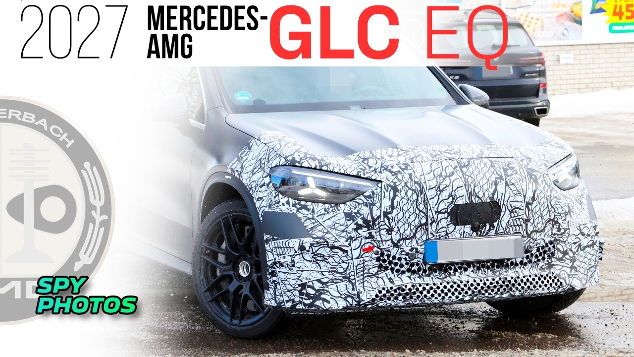 SPY PHOTOS: 2027 Mercedes-AMG GLC With EQ Technology - YouTube