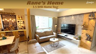 Rane's home || 3.5 BHK Home Tour - lodha Amara ||