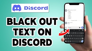 How To Black Out Text On Discord 2025 | Make & Send Spoiler Text/Hidden Message In Discord Account