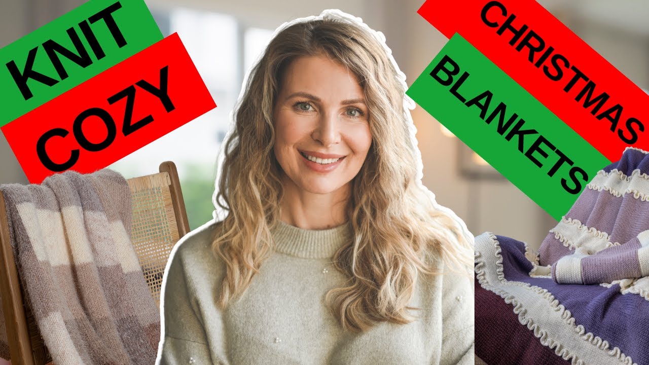 Get Cozy with 5 MUST-MAKE Knitted Blankets Before Christmas! (Circular Knitting Machine Patterns)