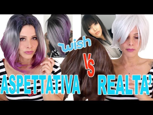 ASPETTATIVA vs REALTA' - HAUL PARRUCCHE A MENO DI 10 EURO SU WISH - YouTube