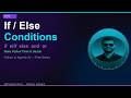 Python If/Else Conditions EXPLAINED | EP 05 | CodeToAGI