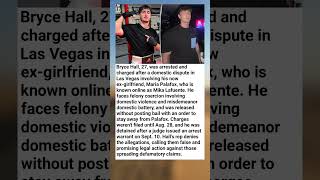 🚨 TIKTOK STAR BRYCE HALL ARRESTED ON FELONY DOMESTIC VIOLENCE CHARGE ⚖️😳